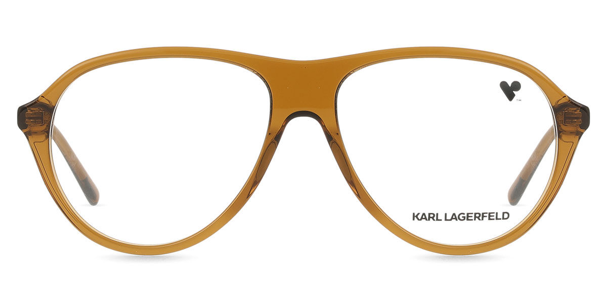 カール・ラガーフェルド Karl Lagerfeld KL6217 210 Full rim フルリム トランスペアレント ブラウン Unisex ユニセックス 男女兼用 メンズ レディース Eyeglasses メガネ 眼鏡 めがね フレーム 伊達メガネ 【正規品】【新品】【海外通販】【送料無料】|SmartBuyGlasses