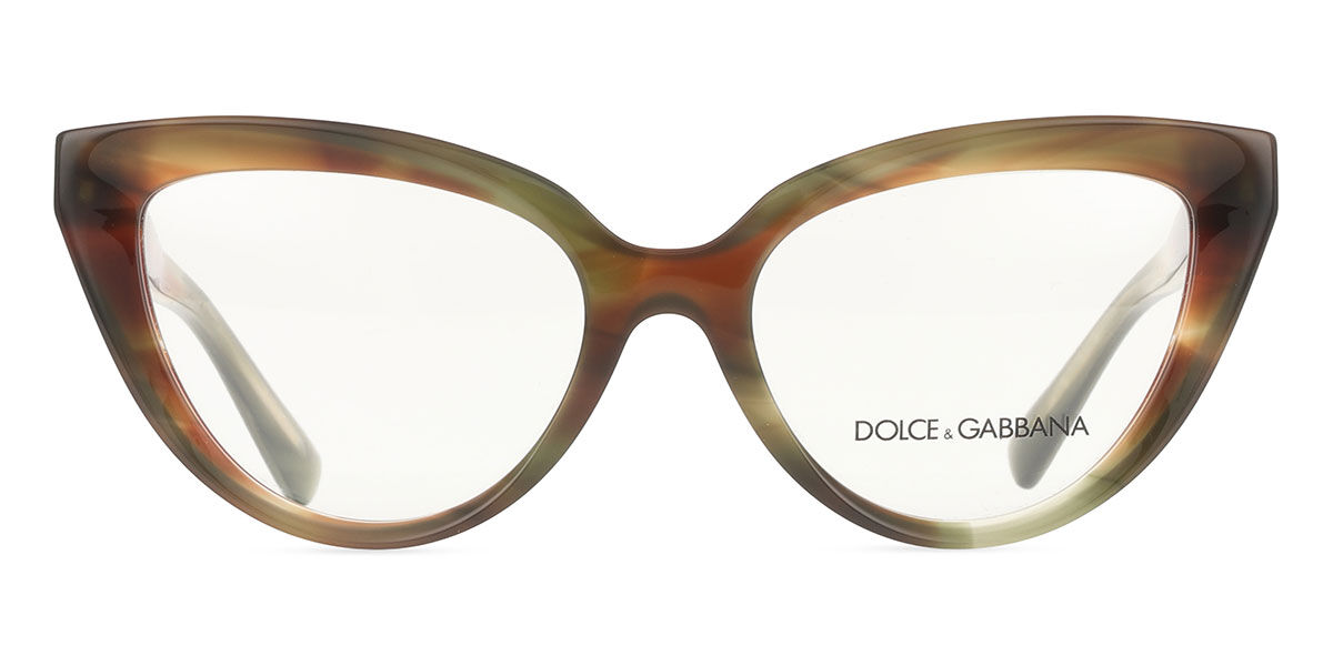ドルチェ\u0026ガッバーナ Dolce \u0026 Gabbana DG3414 3446 Full rim 盛りだくさんリム ストライプオークルイエローブラウン Women レディース お上さん用 ウィメンズ Eyeglasses 眼鏡 メガネ めがね 一こま 伊達眼鏡 【置き目品】【新品】【外国で通信販売】【貨物輸送無料】