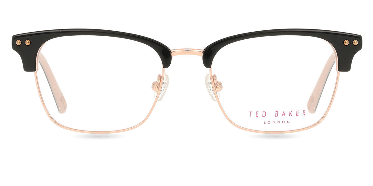 テッドベイカー Ted Baker TPW005 BLK Full rim 盛りだくさんリム 黒いこと オン カッパーゴールド Women レディース 亭主もち用 ウィメンズ Eyeglasses 眼鏡 メガネ めがね 屋台骨 伊達眼鏡 【置き目品】【新品】【外国で通信販売】【貨物輸送無料】 眼鏡・サングラス-眼鏡-バッグ・小物・ブランド雑貨