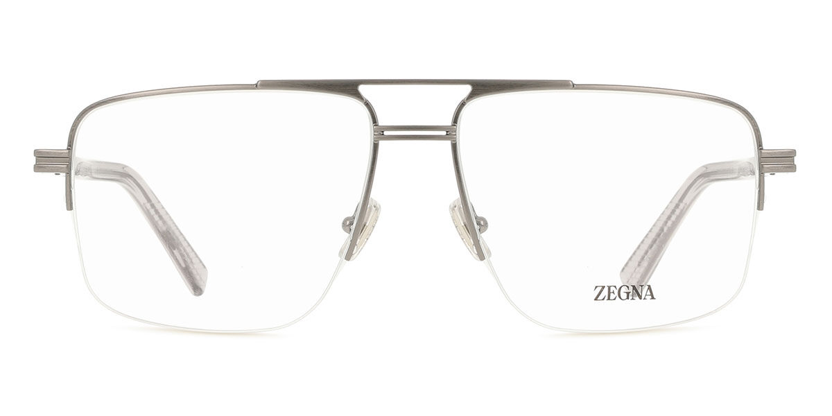 ゼニア EZ5274 013 Semi rimless セミリムレス マットダークガンメタル Men メンズ 男性用 Eyeglasses メガネ 眼鏡 めがね フレーム 伊達メガネ 【正規品】【新品】【海外通販】【送料無料】｜SmartBuyGlasses 8,405円