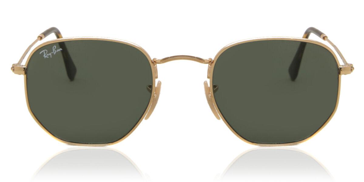 レイバン Ray-Ban RB3548N Hexagonal Metal Flat Lenses 001 Full rim フルリム ゴールド Unisex ユニセックス 男女兼用 メンズ レディース Sunglasses サングラス さんぐらす 【UVカテゴリ3】【正規品】【新品】【海外通販】【送料無料】|SmartBuyGlasses