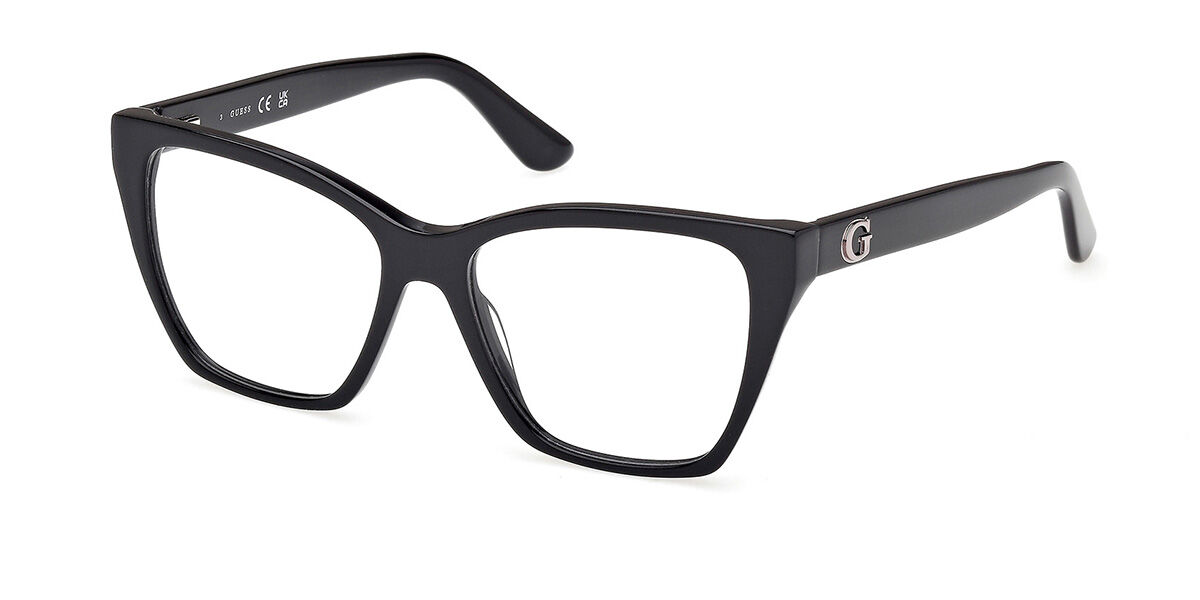 ゲス Guess GU50235 001 Full rim フルリム シャイニーブラック Women レディース 女性用 ウィメンズ Eyeglasses メガネ 眼鏡 めがね フレーム 伊達メガネ 【正規品】【新品】【海外通販】【送料無料】|SmartBuyGlasses