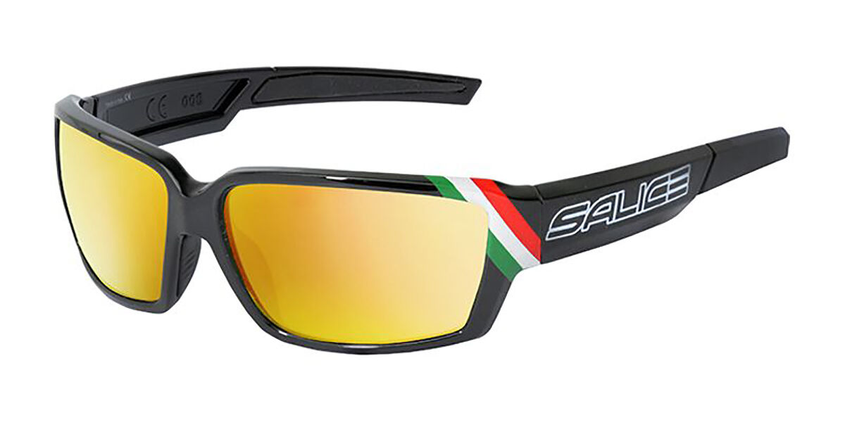 【正規品】【送料無料】サリチェ Salice 008 ITA NERO/RW GIALLO New Unisex Sunglasses【海外通販】