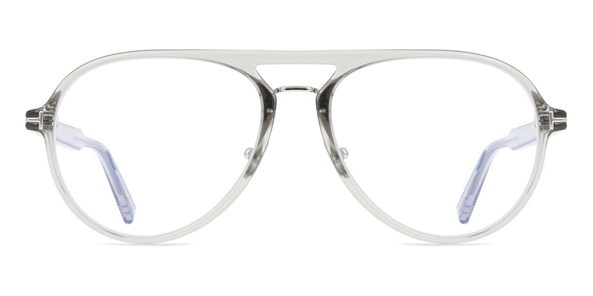 トムフォード Tom Ford FT5981-B 020 Blue-Light Block Full rim フルリム 透明なライトグレー Men メンズ 男性用 Eyeglasses メガネ 眼鏡 めがね フレーム 伊達メガネ 【正規品】【新品】【海外通販】【送料無料】｜SmartBuyGlasses