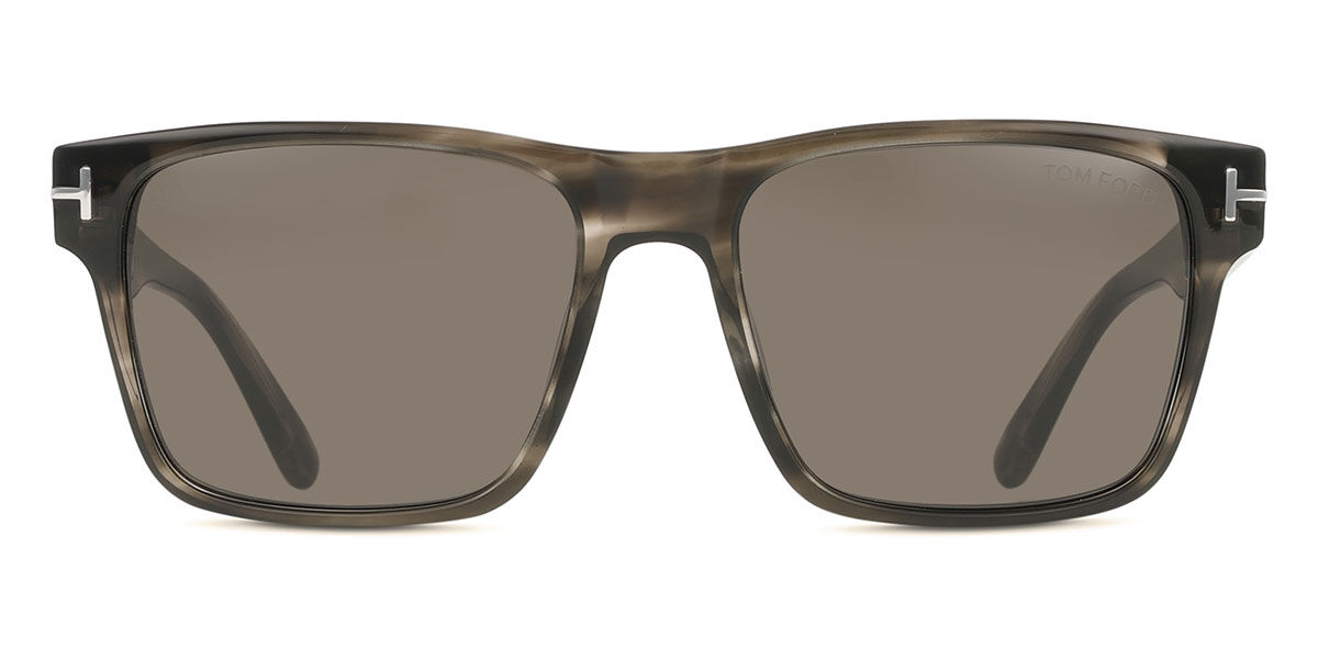トムジェラルド・r・フォード Tom Ford FT1205 CALDER 56A Full rim 盛りだくさんリム 縞模様 薄墨色 トータス Men メンズ 成人男性用 Sunglasses 黒眼鏡 さんぐらす 【UV種族3】【定まり品】【新品】【外国で通信販売】【貨物輸送無料】