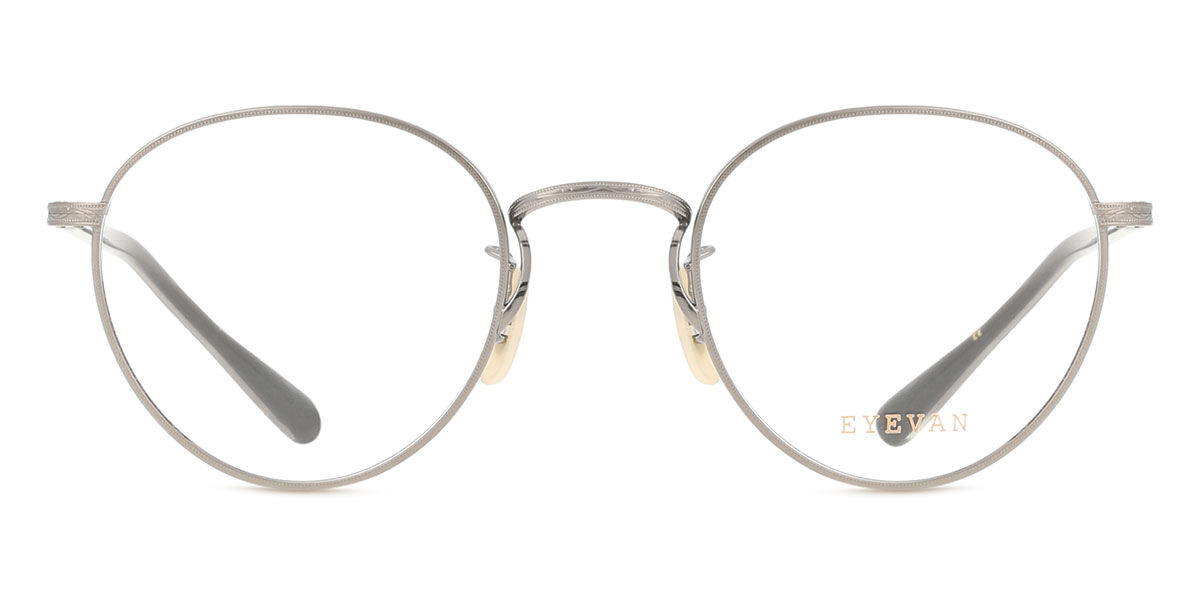 アイヴァン Eyevan Wright P Full rim 盛りだくさんリム ピューターグレー Unisex ユニ一発やる 男女兼用 メンズ レディース Eyeglasses 眼鏡 メガネ めがね ひな形 伊達眼鏡 【定め事品】【新品】【外国で通信販売】【貨物輸送無料】