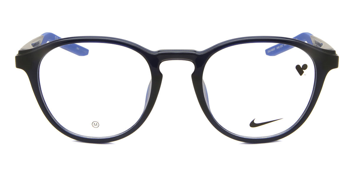 ナイキ Nike 7274 410 Full rim 盛りだくさんリム ミッドナイトネイビーブルー Men メンズ 成人男性用 Eyeglasses 眼鏡 メガネ めがね ひな形 伊達眼鏡 【置き目品】【新品】【外国で通信販売】【貨物輸送無料】