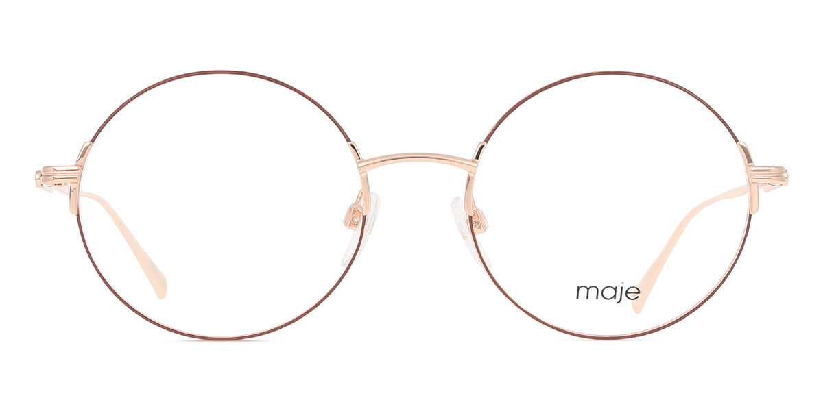 マージュ Maje MJ3015 005 Full rim 盛りだくさんリム ぶどう酒赤いこと オン サクラ色ゴールド Women レディース 成人女性用 ウィメンズ Eyeglasses 眼鏡 メガネ めがね ひな形 伊達眼鏡 【置き目品】【新品】【外国で通信販売】【貨物輸送無料】
