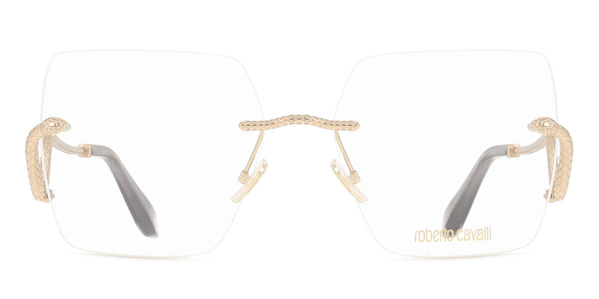 ロベルトカヴァリ Roberto Cavalli VRC077 0300 Rimless リムレス 光沢のあるローズゴールド Unisex ユニセックス 男女兼用 メンズ レディース Eyeglasses メガネ 眼鏡 めがね フレーム 伊達メガネ 【正規品】【新品】【海外通販】【送料無料】｜SmartBuyGlasses