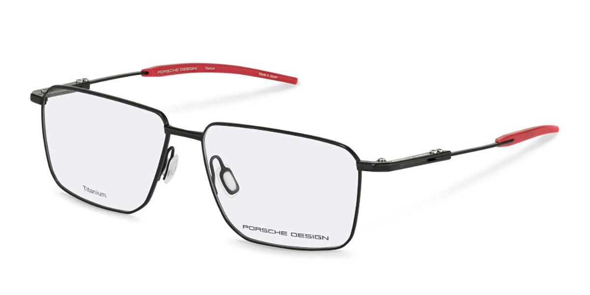 ポルシェデザイン Porsche Design P8779 A000 Full rim フルリム 黒/赤 Men メンズ 男性用 Eyeglasses メガネ 眼鏡 めがね フレーム 伊達メガネ 【正規品】【新品】【海外通販】【送料無料】|SmartBuyGlasses