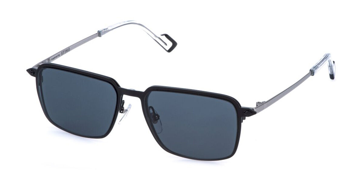 【正規品】【送料無料】【新品】スティング Sting UST566 with Clip-On 0653 光沢のあるパラジウムシルバー Unisex ユニセックス 男女兼用 メンズ レディース Eyeglasses メガネ 眼鏡 めがね フレーム 伊達メガネ【海外通販】
