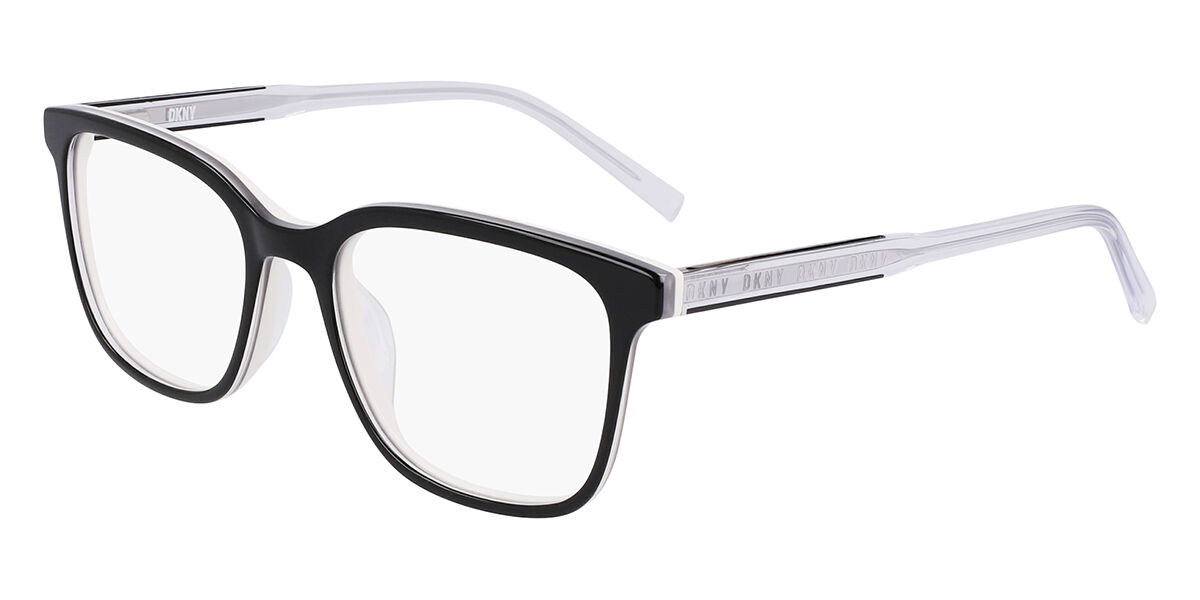 DKNY DKNY DK5065 N 001 Full rim フルリム ブラック オン クリア Women レディース 女性用 ウィメンズ Eyeglasses メガネ 眼鏡 めがね フレーム 伊達メガネ 【正規品】【新品】【海外通販】【送料無料】｜SmartBuyGlasses