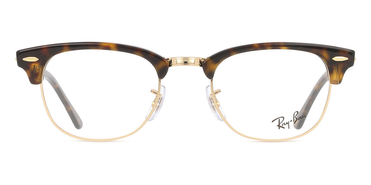 【正規品】【送料無料】【新品】レイバン Ray-Ban RX5154 Clubmaster 8287 べっ甲/ゴールド Unisex ユニセックス 男女兼用 メンズ レディース Eyeglasses メガネ 眼鏡 めがね フレーム 伊達メガネ【海外通販】