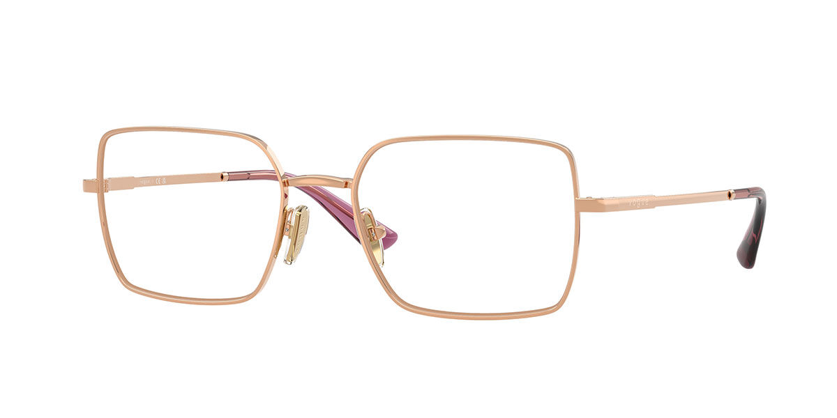 ヴォーグアイウェア Vogue Eyewear VO4340 5152 Full rim 盛りだくさんリム サクラ色ゴールド Women レディース 成人女性用 ウィメンズ Eyeglasses 眼鏡 メガネ めがね ひな形 伊達眼鏡 【置き目品】【新品】【外国で通信販売】【貨物輸送無料】