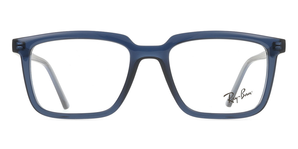 レイバン Ray-Ban RX7239 Alain 8223 Full rim フルリム トランスペアレント ブルー Unisex ユニセックス 男女兼用 メンズ レディース Eyeglasses メガネ 眼鏡 めがね フレーム 伊達メガネ 【正規品】【新品】【海外通販】【送料無料】｜SmartBuyGlasses
