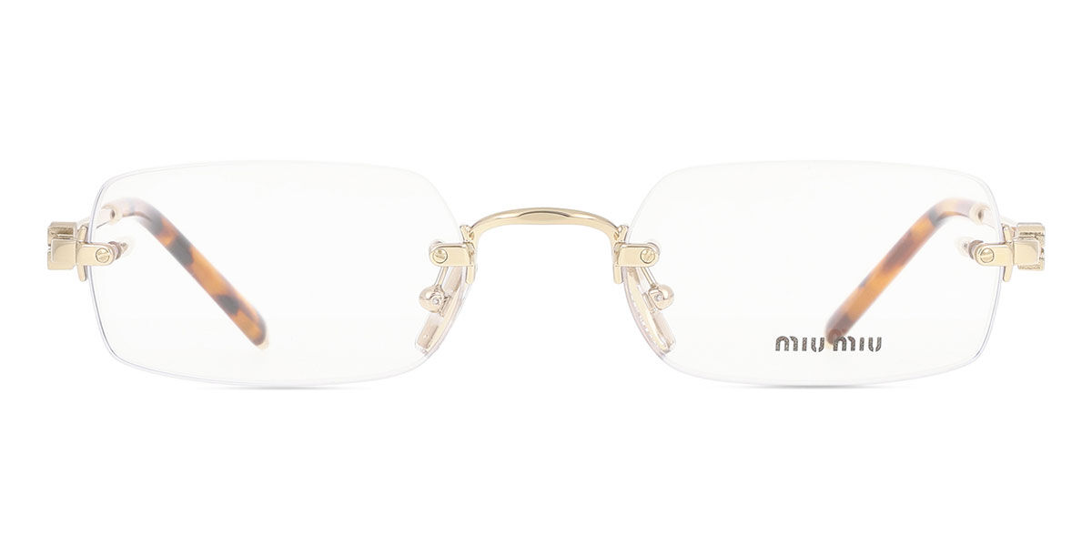 【正規品】【送料無料】【新品】ミュウミュウ Miu Miu MU50YV ZVN1O1 ペールゴールド Women レディース 女性用 ウィメンズ Eyeglasses メガネ 眼鏡 めがね フレーム 伊達メガネ【海外通販】