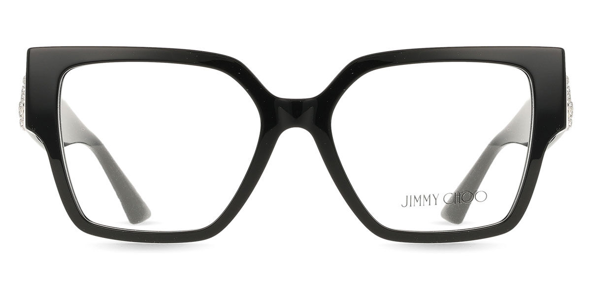 ジミーチュウ Jimmy Choo JC3032B 5000 Full rim 盛りだくさんリム 黒いこと Women レディース お上さん用 ウィメンズ Eyeglasses 眼鏡 メガネ めがね 一こま 伊達眼鏡 【置き目品】【新品】【外国で通信販売】【貨物輸送無料】