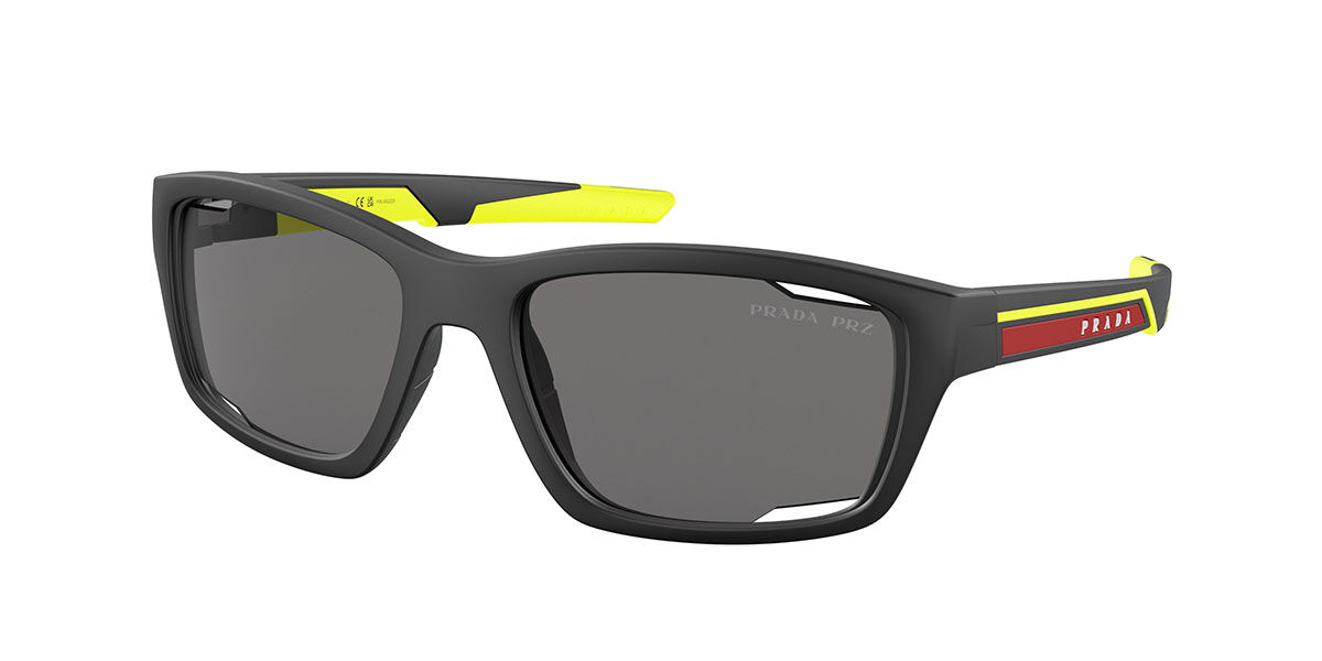 プラダリネアロッサ Prada Linea Rossa なおなお書き 04YS Polarized 17G02G Full rim 盛りだくさんリム つや消し黒いこと Men メンズ 成人男性用 Sunglasses 黒眼鏡 さんぐらす 【UV種族3】【偏光】【定まり品】【新品】【外国で通信販売】【貨物輸送無料】