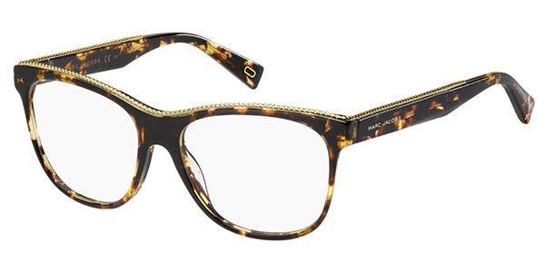 マークジェイコブス Marc Jacobs MARC 164 086 Full rim フルリム べっ甲 Women レディース 女性用 ウィメンズ Eyeglasses メガネ 眼鏡 めがね フレーム 伊達メガネ 【正規品】【新品】【海外通販】【送料無料】｜SmartBuyGlasses