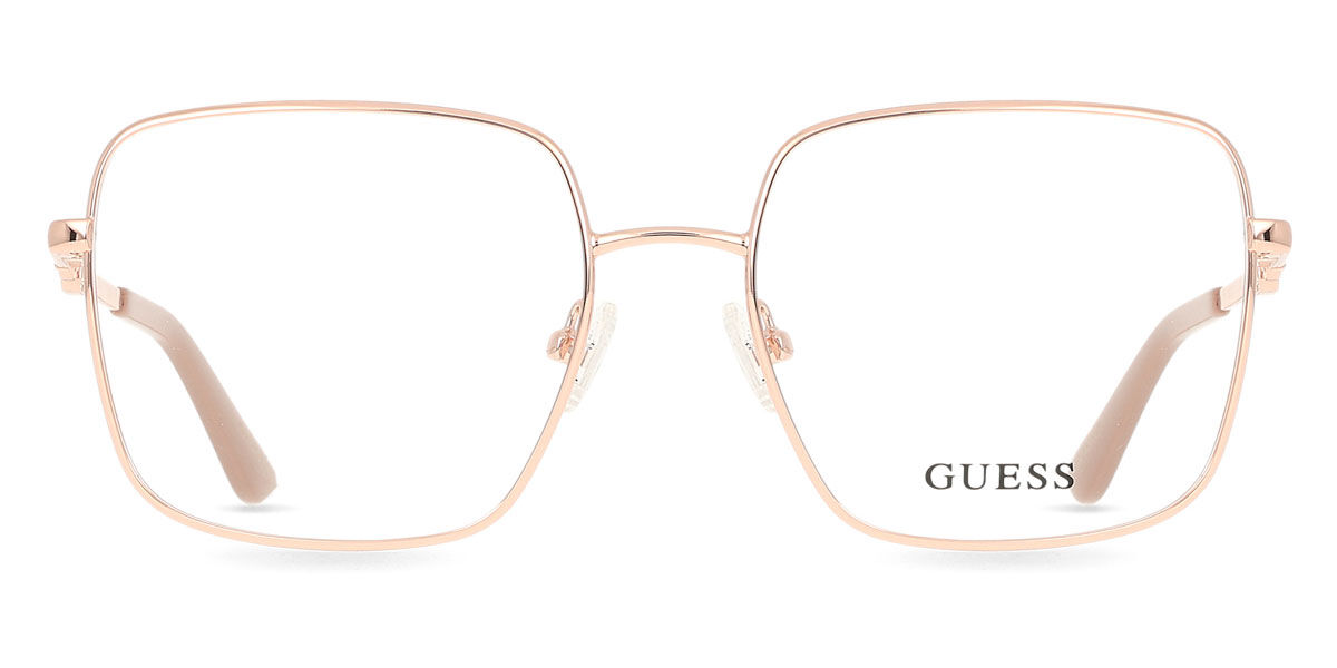 ゲス Guess GU2953 057 Full rim フルリム 光沢のあるローズゴールド Women レディース 女性用 ウィメンズ Eyeglasses メガネ 眼鏡 めがね フレーム 伊達メガネ 【正規品】【新品】【海外通販】【送料無料】|SmartBuyGlasses