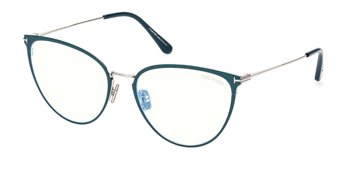 トムジェラルド・r・フォード Tom Ford FT5840-B 087 Blue-Light Block Full rim 盛りだくさんリム 光輝のあるターコイズブルー Women レディース お上さん用 ウィメンズ Eyeglasses 眼鏡 メガネ めがね 一こま 伊達眼鏡 【置き目品】【新品】【外国で通信販売】【貨物輸送無料】