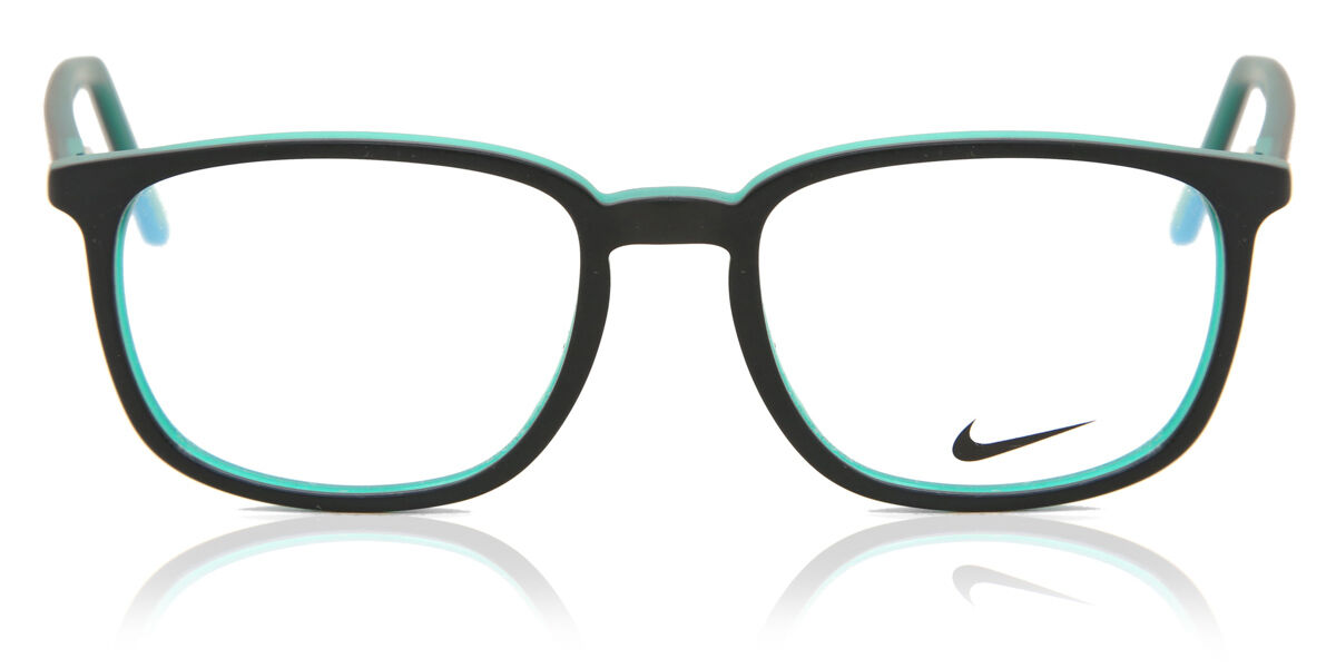 ナイキ Nike 5542 017 Full rim 盛りだくさんリム 黒いこと/ティール Unisex ユニ一発やる 男女兼用 メンズ レディース Eyeglasses 眼鏡 メガネ めがね ひな形 伊達眼鏡 【置き目品】【新品】【外国で通信販売】【貨物輸送無料】