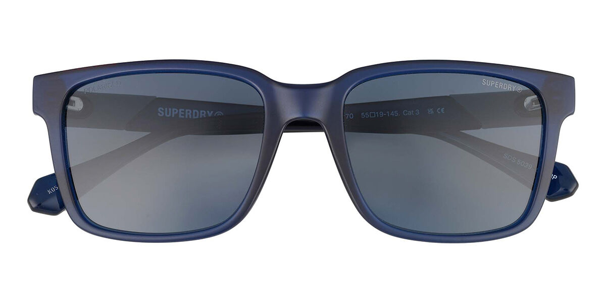 スーパードライ Superdry SDS 5039 Polarized 153 Full rim フルリム ブルー Men メンズ 男性用 Sunglasses サングラス さんぐらす 【UVカテゴリ2】【偏光】【正規品】【新品】【海外通販】【送料無料】｜SmartBuyGlasses 6,461円