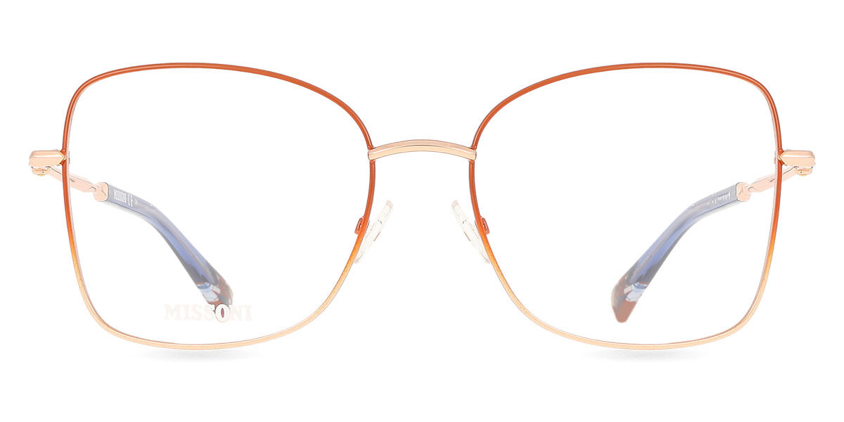 Missoni Missoni MIS 0098 BUH Full rim フルリム オレンジ ゴールド Women レディース 女性用 ウィメンズ Eyeglasses メガネ 眼鏡 めがね フレーム 伊達メガネ 【正規品】【新品】【海外通販】【送料無料】|SmartBuyGlasses