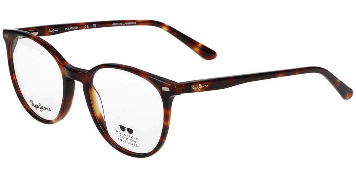 ペペジーンズ Pepe Jeans PJ7492 with Clip-On 106P Full rim フルリム ブラウントータス Women レディース 女性用 ウィメンズ Eyeglasses メガネ 眼鏡 めがね フレーム 伊達メガネ 【正規品】【新品】【海外通販】【送料無料】｜SmartBuyGlasses 11,602円