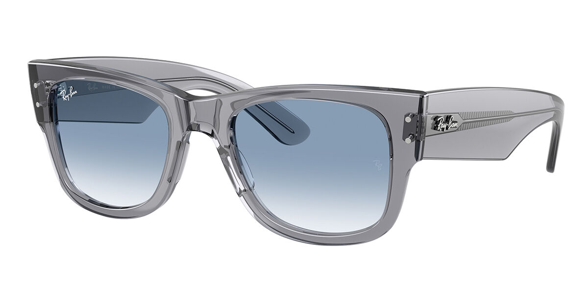 レイバン Ray-Ban RB0840S Mega Wayfarer 68463F Full rim フルリム トランスペアレント グレー Unisex ユニセックス 男女兼用 メンズ レディース Sunglasses サングラス さんぐらす 【UVカテゴリ2】【正規品】【新品】【海外通販】【送料無料】｜SmartBuyGlasses