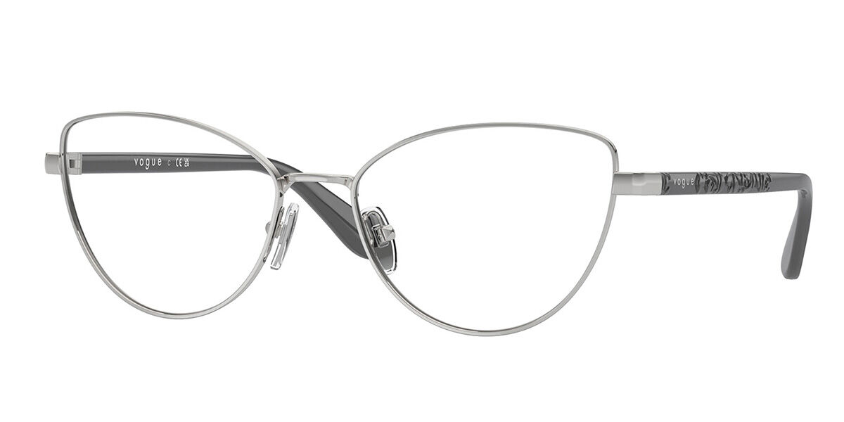 ヴォーグアイウェア Vogue Eyewear VO4285 323 Full rim フルリム シルバー Women レディース 女性用 ウィメンズ Eyeglasses メガネ 眼鏡 めがね フレーム 伊達メガネ 【正規品】【新品】【海外通販】【送料無料】|SmartBuyGlasses
