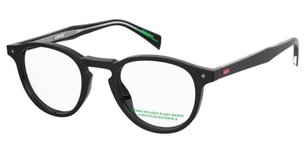 リーバイス Levi's LV 5085 807 Full rim フルリム ブラック Unisex ユニセックス 男女兼用 メンズ レディース Eyeglasses メガネ 眼鏡 めがね フレーム 伊達メガネ 【正規品】【新品】【海外通販】【送料無料】|SmartBuyGlasses