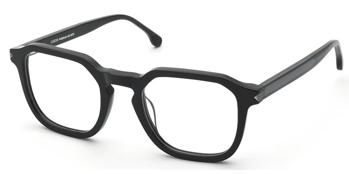 ロッツァ Lozza VL4372 Maratea 1 0700 Full rim フルリム グロッシー ブラック Men メンズ 男性用 Eyeglasses メガネ 眼鏡 めがね フレーム 伊達メガネ 【正規品】【新品】【海外通販】【送料無料】｜SmartBuyGlasses
