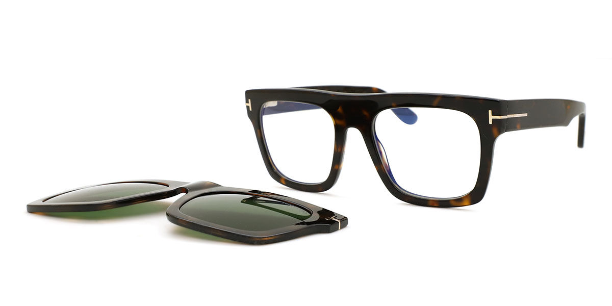 トムフォード Tom Ford FT6068-B with Clip-On 052 Blue-Light Block Full rim フルリム ダークトータス Men メンズ 男性用 Eyeglasses メガネ 眼鏡 めがね フレーム 伊達メガネ 【正規品】【新品】【海外通販】【送料無料】｜SmartBuyGlasses