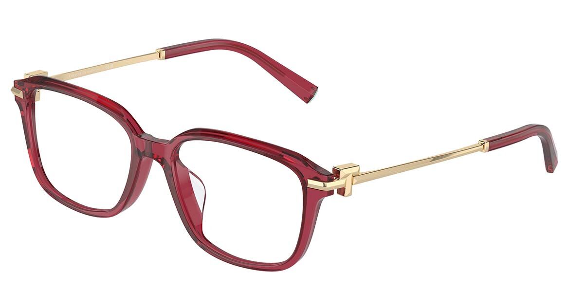 ティファニー Tiffany & Co. TF2253D Asian Fit 8419 Full rim フルリム 透明なバーガンディ Women レディース 女性用 ウィメンズ Eyeglasses メガネ 眼鏡 めがね フレーム 伊達メガネ 【正規品】【新品】【海外通販】【送料無料】｜SmartBuyGlasses
