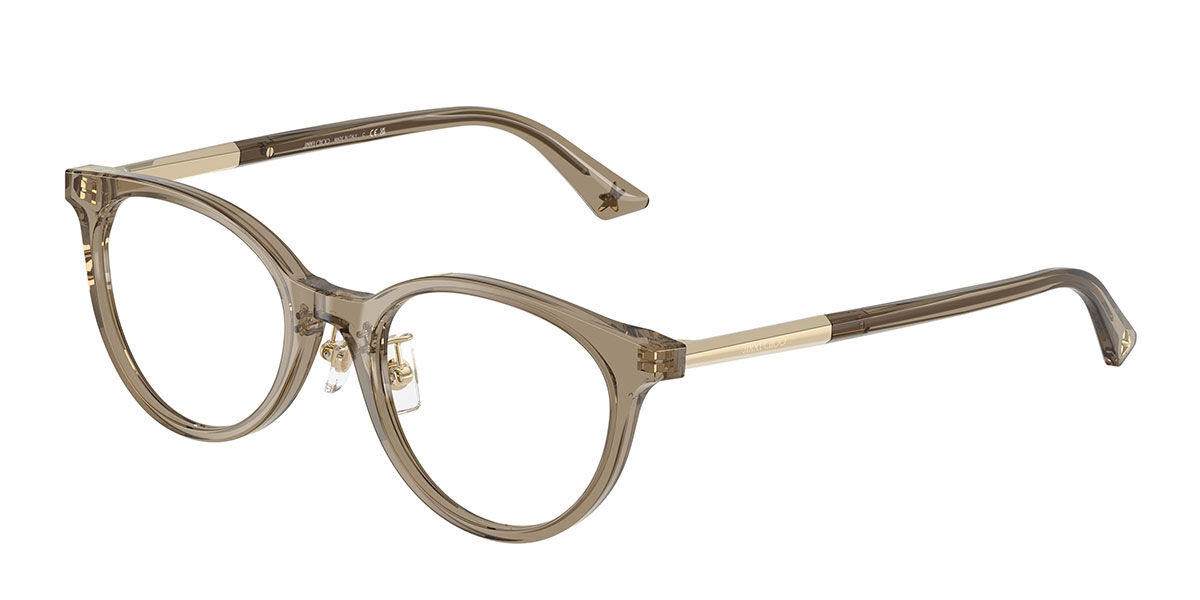 ジミーチュウ Jimmy Choo JC3039D Asian Fit 5051 Full rim フルリム トランスペアレント ブラウン Women レディース 女性用 ウィメンズ Eyeglasses メガネ 眼鏡 めがね フレーム 伊達メガネ 【正規品】【新品】【海外通販】【送料無料】｜SmartBuyGlasses