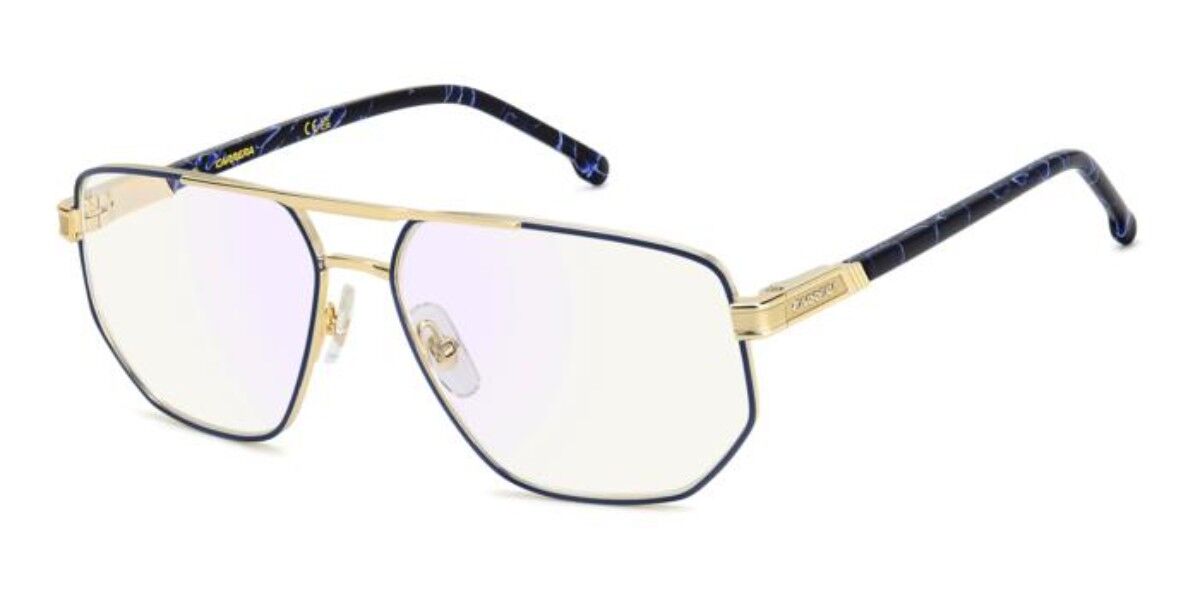 カレラ Carrera 1141 LKS/2Y Full rim フルリム ダークブルー&times;ゴールド Men メンズ 男性用 Eyeglasses メガネ 眼鏡 めがね フレーム 伊達メガネ 【正規品】【新品】【海外通販】【送料無料】｜SmartBuyGlasses