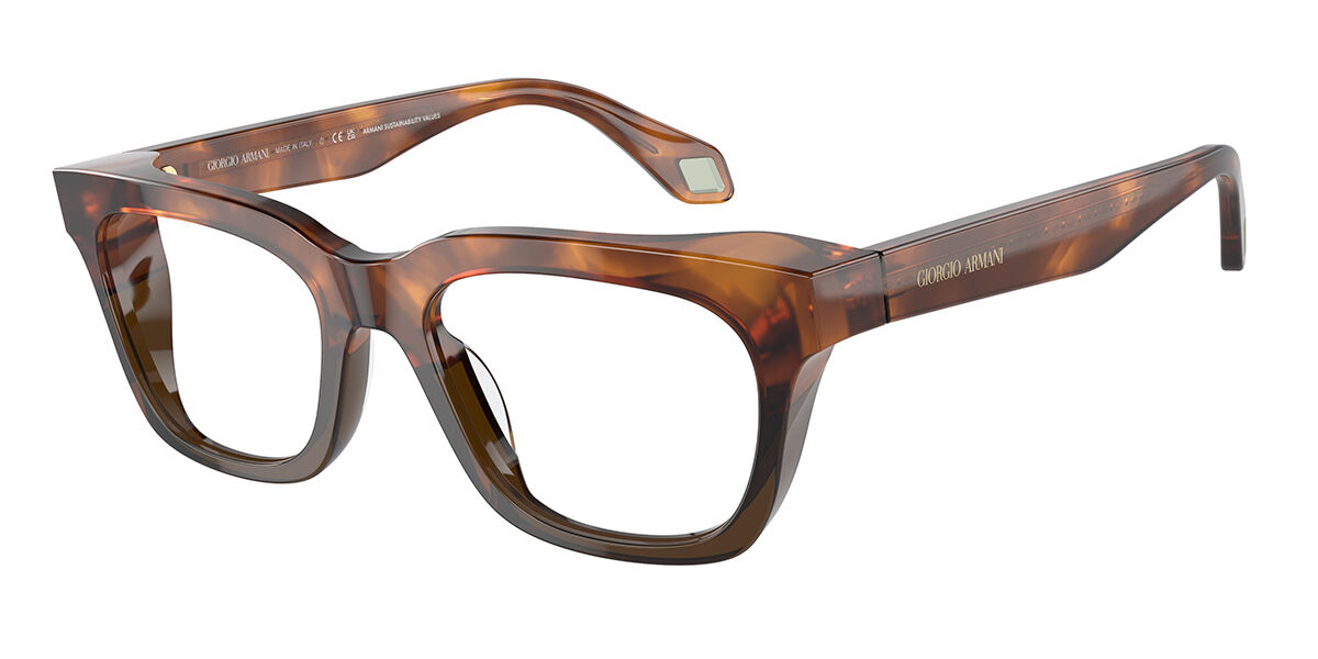 ジョルジョアルマーニ Giorgio Armani AR7247U 5988 Full rim フルリム 透明トータスレッド/オパリンオリーブグリーン Men メンズ 男性用 Eyeglasses メガネ 眼鏡 めがね フレーム 伊達メガネ 【正規品】【新品】【海外通販】【送料無料】|SmartBuyGlasses