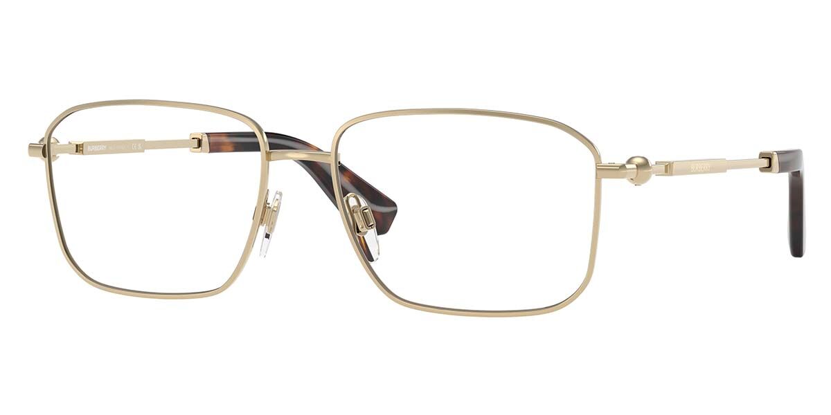 バーバリー Burberry BE1389 1109 Full rim フルリム ライトゴールド Men メンズ 男性用 Eyeglasses メガネ 眼鏡 めがね フレーム 伊達メガネ 【正規品】【新品】【海外通販】【送料無料】｜SmartBuyGlasses