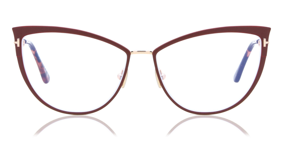 トムフォード Tom Ford FT5877-B 069 Blue-Light Block Full rim フルリム シャイニーバーガンディ Women レディース 女性用 ウィメンズ Eyeglasses メガネ 眼鏡 めがね フレーム 伊達メガネ 【正規品】【新品】【海外通販】【送料無料】|SmartBuyGlasses