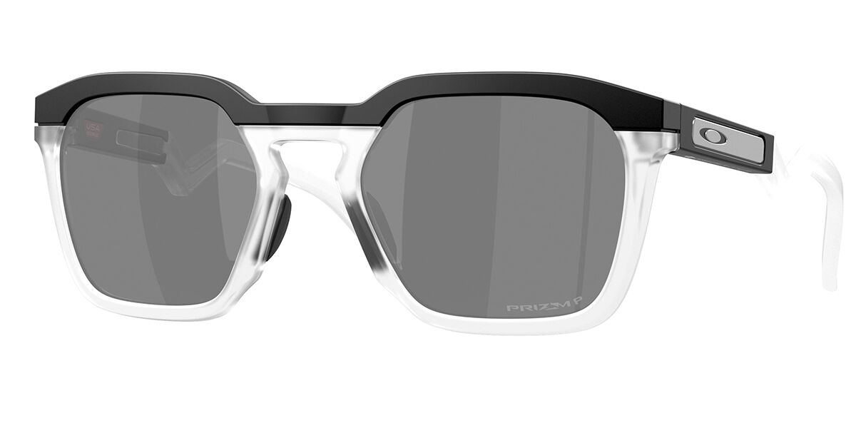 オークリー Oakley OO9533 HSTN SQ Polarized 953306 Full rim フルリム マットブラック/クリア Unisex ユニセックス 男女兼用 メンズ レディース Sunglasses サングラス さんぐらす 【UVカテゴリ3】【偏光】【正規品】【新品】【海外通販】【送料無料】｜SmartBuyGlasses
