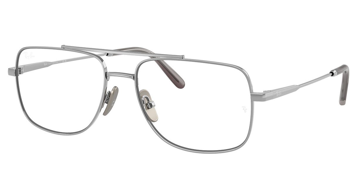 レイバン Ray-Ban RX8797 William Titanium 1002 Full rim フルリム シルバー Unisex ユニセックス 男女兼用 メンズ レディース Eyeglasses メガネ 眼鏡 めがね フレーム 伊達メガネ 【正規品】【新品】【海外通販】【送料無料】｜SmartBuyGlasses