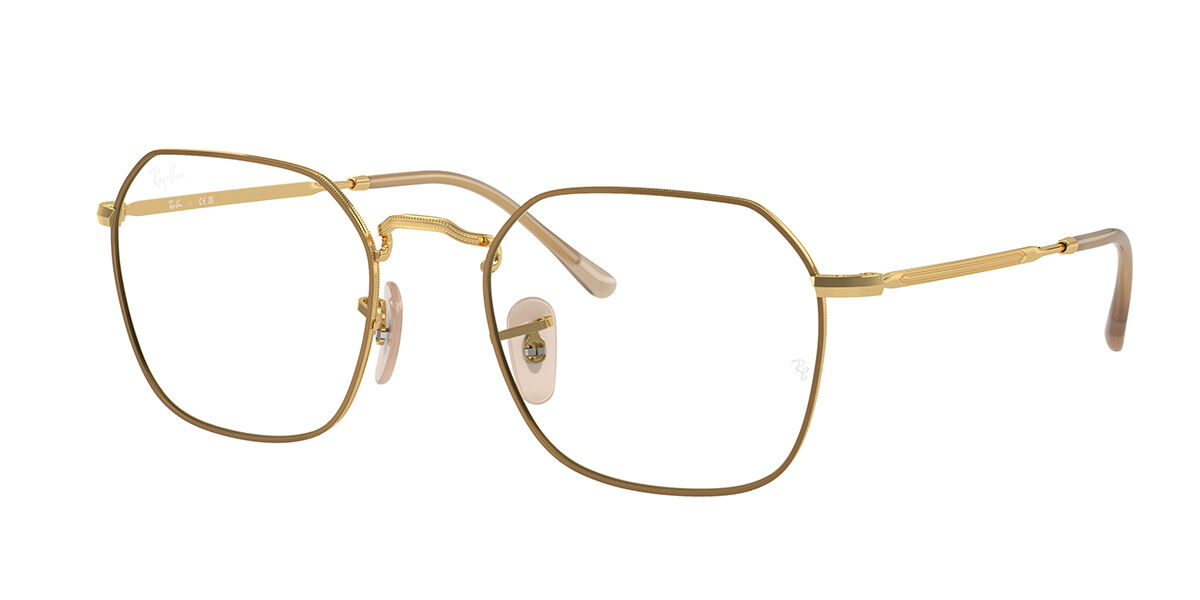 レイバン Ray-Ban RX3694V Jim 3167 Full rim フルリム ベージュブラウン&times;ゴールド Unisex ユニセックス 男女兼用 メンズ レディース Eyeglasses メガネ 眼鏡 めがね フレーム 伊達メガネ 【正規品】【新品】【海外通販】【送料無料】｜SmartBuyGlasses