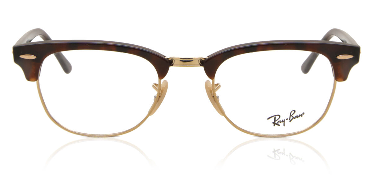 レイバン Ray-Ban RX5154 Clubmaster 2372 Full rim フルリム レッド ハバナ Unisex ユニセックス 男女兼用 メンズ レディース Eyeglasses メガネ 眼鏡 めがね フレーム 伊達メガネ 【正規品】【新品】【海外通販】【送料無料】|SmartBuyGlasses
