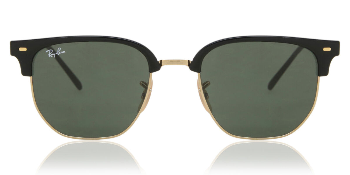 レイバン Ray-Ban RB4416 New Clubmaster 601/31 Full rim フルリム ゴールド地に黒 Unisex ユニセックス 男女兼用 メンズ レディース Sunglasses サングラス さんぐらす 【UVカテゴリ3】【正規品】【新品】【海外通販】【送料無料】｜SmartBuyGlasses