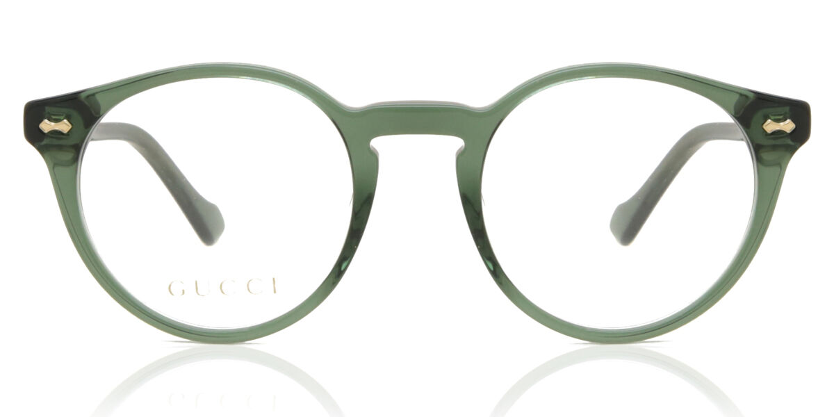 グッチ Gucci GG0738O 007 Full rim フルリム トランスペアレント グリーン Unisex ユニセックス 男女兼用 メンズ レディース Eyeglasses メガネ 眼鏡 めがね フレーム 伊達メガネ 【正規品】【新品】【海外通販】【送料無料】｜SmartBuyGlasses 30,185円