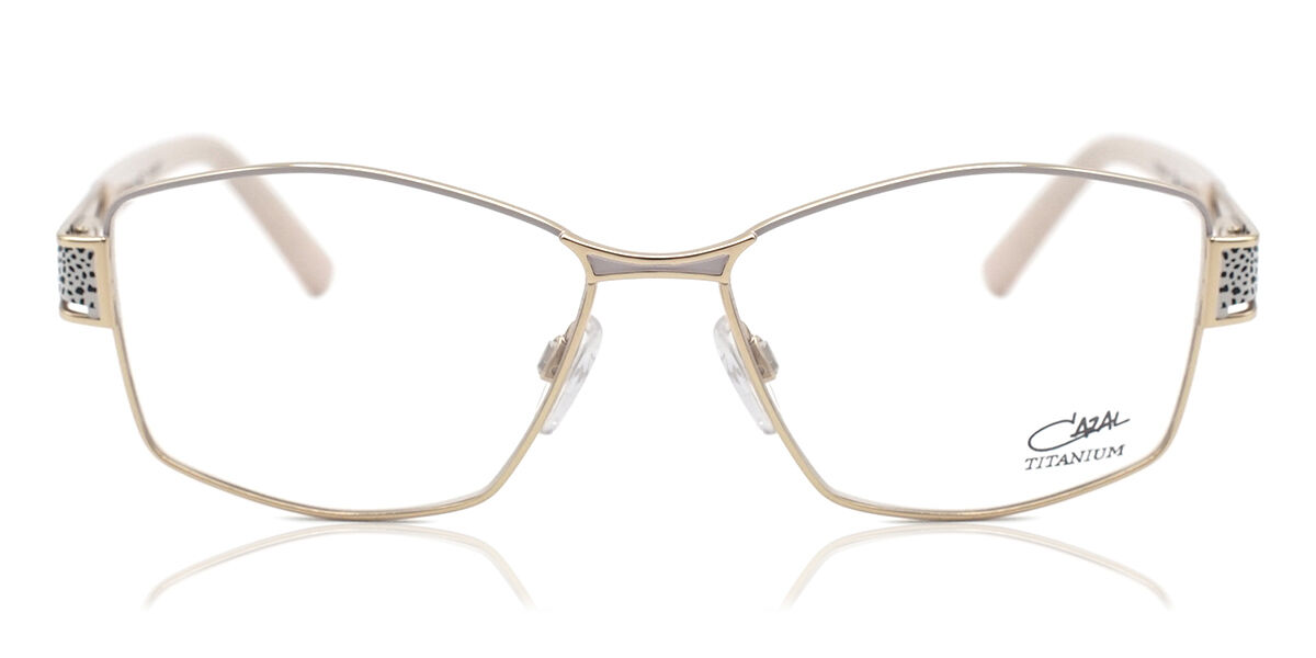 カザル Cazal 1245 003 Full rim フルリム クリーム/ゴールド Women レディース 女性用 ウィメンズ Eyeglasses メガネ 眼鏡 めがね フレーム 伊達メガネ 【正規品】【新品】【海外通販】【送料無料】｜SmartBuyGlasses