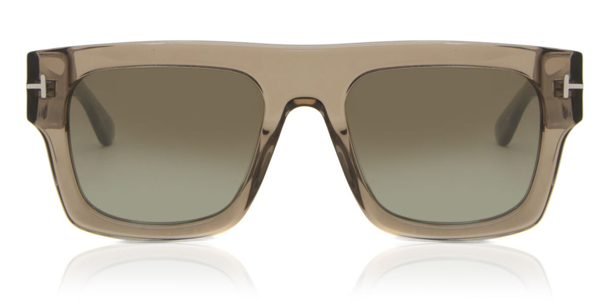 トムフォード Tom Ford FT0711 FAUSTO 47Q Full rim フルリム クリアブラウン Men メンズ 男性用 Sunglasses サングラス さんぐらす 【UVカテゴリ2】【正規品】【新品】【海外通販】【送料無料】｜SmartBuyGlasses