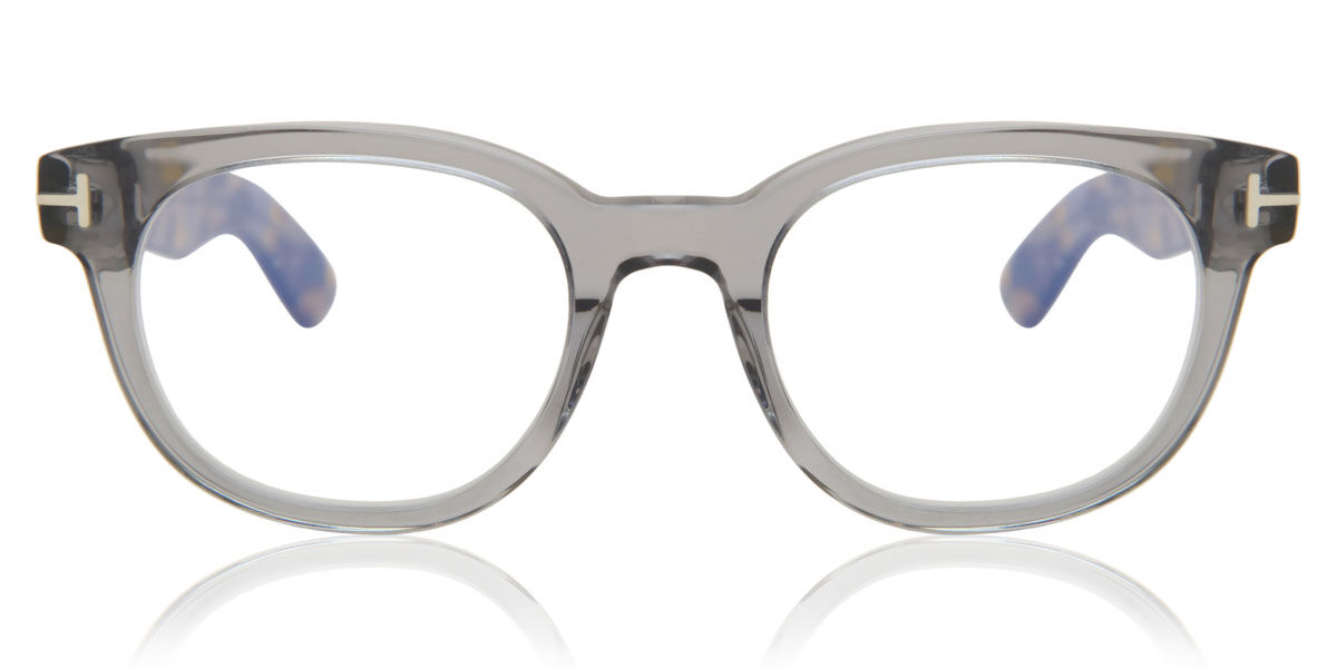 トムジェラルド・r・フォード Tom Ford FT5807-B 020 Blue-Light Block Full rim 盛りだくさんリム トランスペアレント 薄墨色 Men メンズ 成人男性用 Eyeglasses 眼鏡 メガネ めがね ひな形 伊達眼鏡 【置き目品】【新品】【外国で通信販売】【貨物輸送無料】