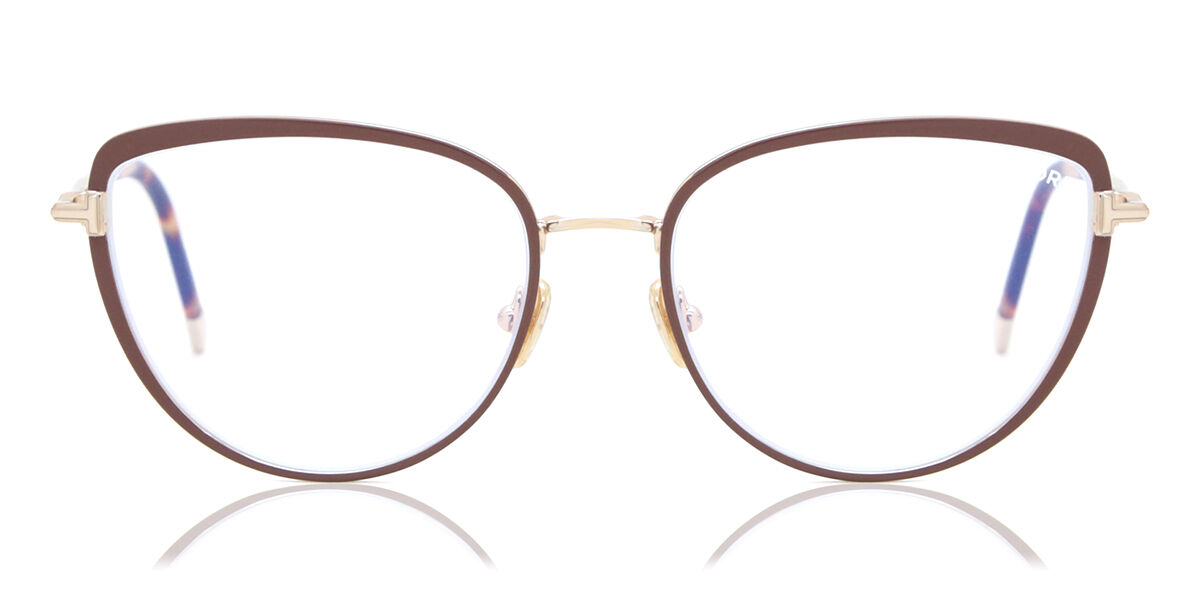 トムジェラルド・r・フォード Tom Ford FT5741-B 048 Blue-Light Block Full rim 盛りだくさんリム うす暗い 赤銅色 ゴールド Women レディース お上さん用 ウィメンズ Eyeglasses 眼鏡 メガネ めがね 一こま 伊達眼鏡 【置き目品】【新品】【外国で通信販売】【貨物輸送無料】